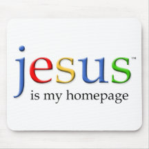 Jesus is My Homepage Mouse Pads