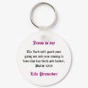 Jesus is my Life Preserver Key Chain keychains