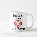 Jesus is my life saver mugs