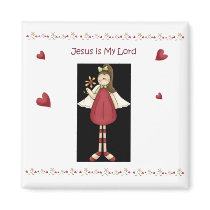 Jesus is My Lord magnets by colleengainey Jesus is My Lord magnets