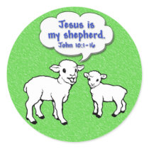 Jesus is My Shepherd Sticker stickers