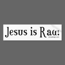 Jesus is Rad! bumper stickers