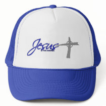 Jesus is the Answer hats by RevMark Jesus is the Answer hats