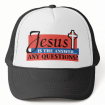 Jesus Is The Answer Hat