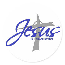 Jesus is the Answer stickers