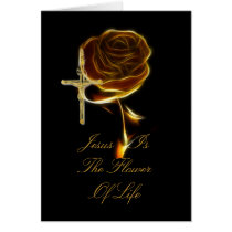JESUS IS THE FLOWER OF LIFE CARDS