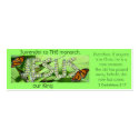 Jesus is THE monarch, our King Bookmark business cards