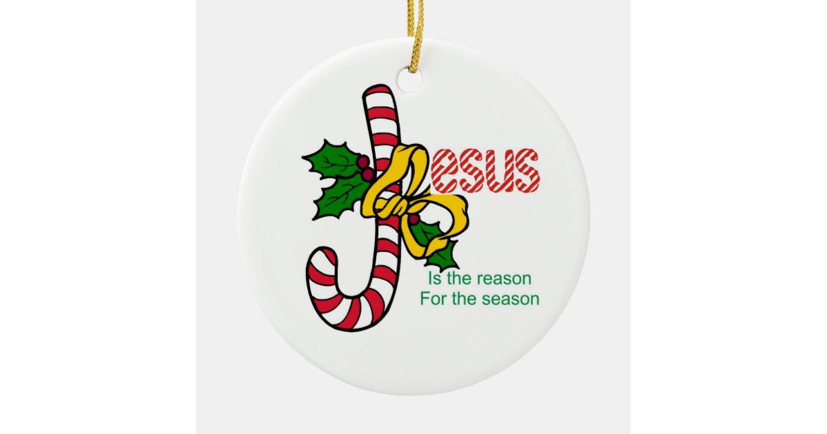 jesus is the reason christmas tree ornament zazzle jesus is the reason christmas tree ornament zazzle