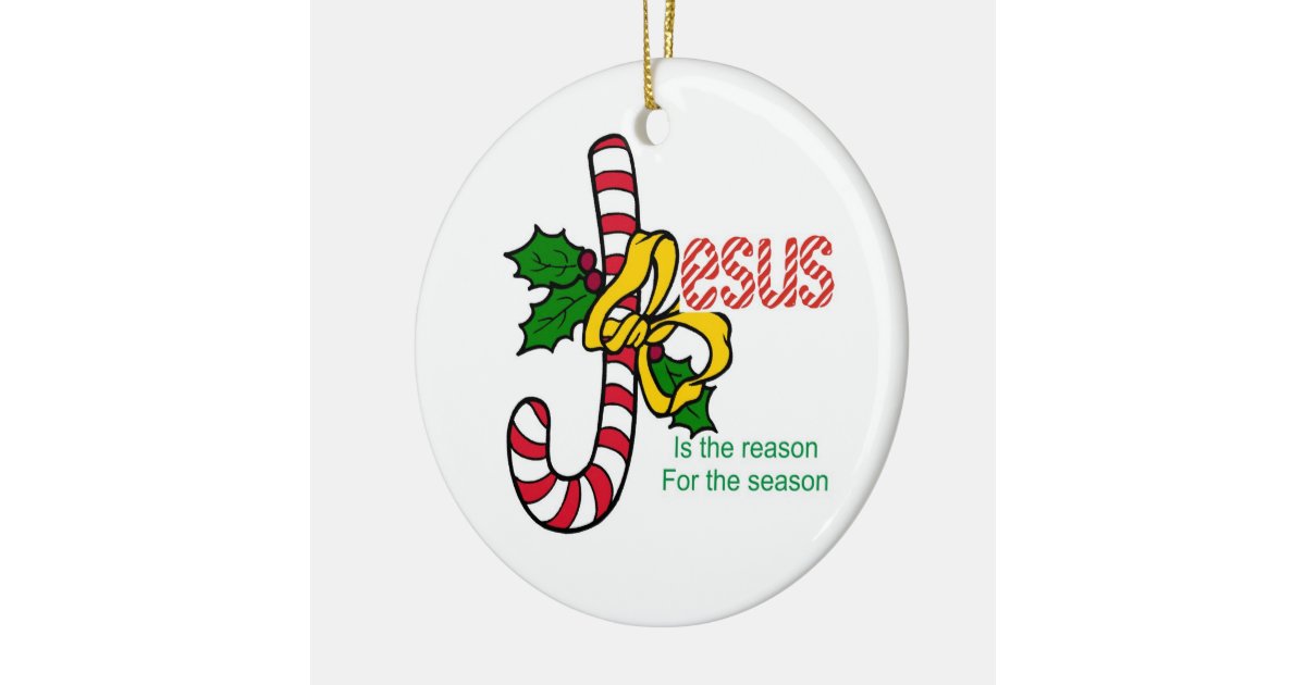 jesus is the reason christmas tree ornament zazzle jesus is the reason christmas tree ornament zazzle