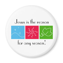 Jesus is the Reason for Any Reason Magnet by pandapad Jesus is the Reason for Any Reason Magnet