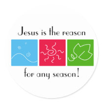 Jesus is the Reason for Any Season Sticker