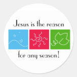 Jesus is the Reason for Any Season Sticker