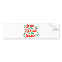 Jesus Is The Reason For The Season bumper stickers by LushLaundry Jesus Is The Reason For The Season bumper stickers