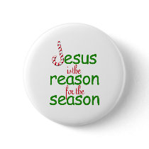 Jesus Is The Reason For The Season buttons