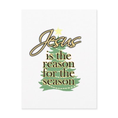 Jesus is the Reason for the Season, Christmas postcards