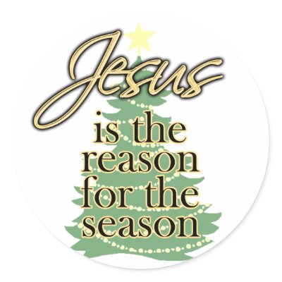 Jesus is the Reason for the Season, Christmas stickers