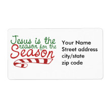 Jesus is the Reason for the Season Labels