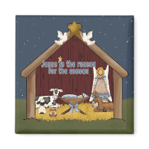 Jesus is the Reason for the Season Magnet