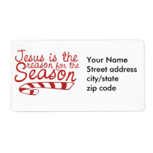Jesus is the Reason for the Season Shipping Labels