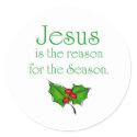 Jesus is the reason for the Season stickers
