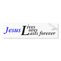 jesus is VI Bumper Sticker