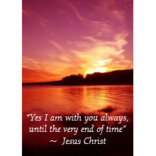 Jesus Is With You card