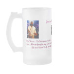 Jesus is with you Glass Coffee Mugs