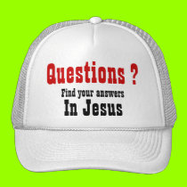 Jesus is your answer hats