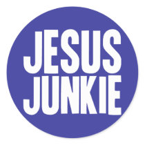 Jesus Junkie Sticker