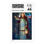 JESUS KNOCKS AT THE DOOR postage