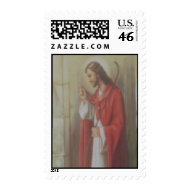 JESUS KNOCKS stamp