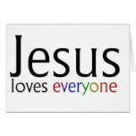 Jesus Loves Everyone Cards