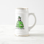 Jesus Loves Green Beer Coffee Mugs