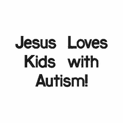 Jesus Loves Kids with Autism! Embroidered Polo Shirt Jesus Loves Kids with Autism! Embroidered Polo Shirt