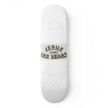 jesus loves las vegas skate deck