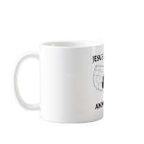JESUS LOVES ME AND MY BIKE Mug