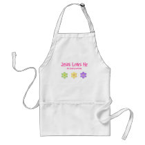 Jesus Loves Me aprons