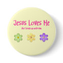 Jesus Loves Me buttons by hdowney Jesus Loves Me buttons