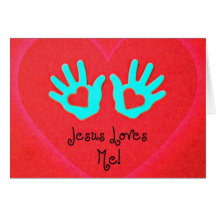 Jesus loves me! cards