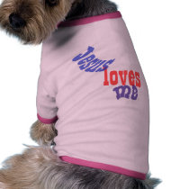 Jesus Loves Me Doggie Tee pet clothing by pharrisart Jesus Loves Me Doggie Tee pet clothing