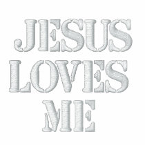 JESUS, LOVES ME embroidered shirts by w_hopeatworkhaiti JESUS, LOVES ME embroidered shirts