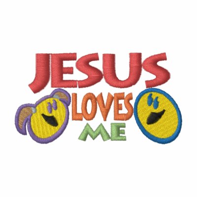 Jesus Loves Me by ZazzleEmbroidery