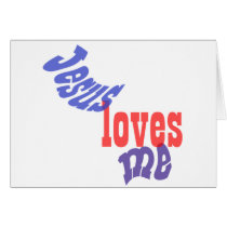 Jesus Loves Me Greeting Card
