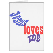 Jesus Loves Me Greeting Card