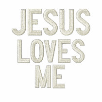 Jesus loves me - Jesus loves you - Ladies Zip Hood embroidered shirts by wierka Jesus loves me - Jesus loves you - Ladies Zip Hood embroidered shirts