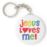 jesus loves me - keychain