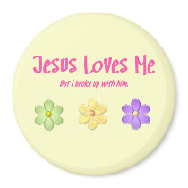 Jesus Loves Me magnets by hdowney Jesus Loves Me magnets