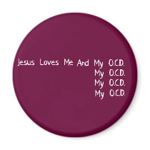 Jesus Loves Me magnets