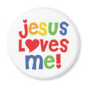 jesus loves me! - magnets