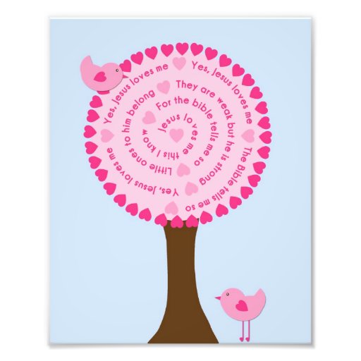 Jesus Loves Me Nursery Art Photo